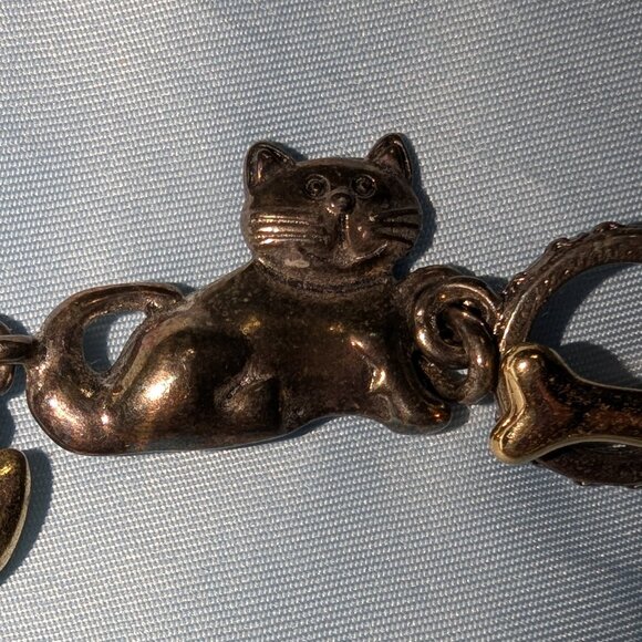 $3 with Bundle ~ Animal Lover Charm Bracelet 5081 - Picture 2 of 5